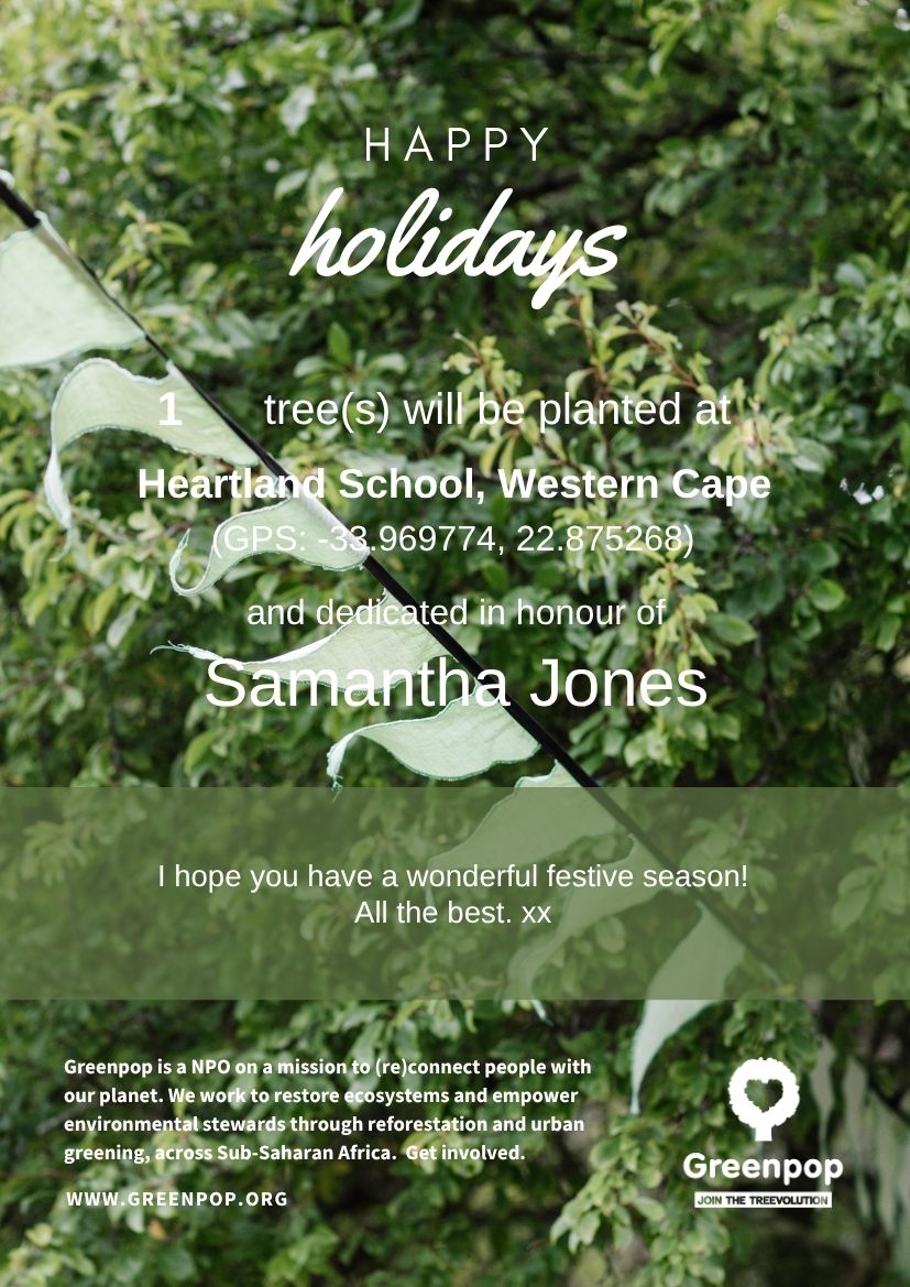 1 Greenpop tree certificates